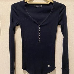 Abercrombie Henley Long Sleeve Shirt